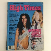 High Times Magazine January 1978 Cher, Keith Richards on Heroin Blues, No Label - £18.99 GBP