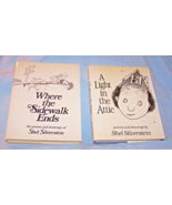2 Shel Silverstein HB w/dj Books-A Light in the Attic, Where the Sidewal... - $30.00