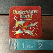 Underwater World Mall of American Magnet Shark Stingray Red - $9.89