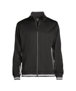 Athletic Works Men&#39;s Tricot Track Jacket, Black Size XL(46-48) - $30.55 CAD