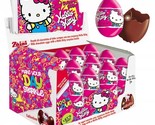 ZAINI HELLO KITTY Milk Chocolate Eggs with Collectible Surprise FULL BOX... - $63.52