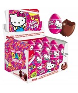 ZAINI HELLO KITTY Milk Chocolate Eggs with Collectible Surprise FULL BOX... - £49.74 GBP