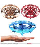 MOTION CENSORED SELF FLYING LIGHT UP HOVER UFO hand operated toy TY510 - $21.99 CAD