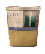 Vue Arashi Curtain Ombre Embroidery Light Filtering One Panel Gold 84&quot;x52&quot; - $25.94 CAD