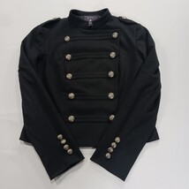 Forever TwentyOne RN#94981 Women's Size Medium Black Front Button Blazer Jacket image 15