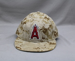 Anaheim Angels Hat (Retro) - Desert Camo Pattern by New Era - Fitted  7 5/8 - £28.06 GBP