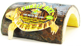 Zoo Med Turtle Hut Half Log Shelter for Water or Land Medium - 1 count Z... - £13.50 GBP