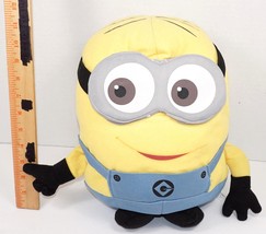DAVE - MINION DESPICABLE ME 2 PLUSH STUFFED ANIMAL 11&quot; TOY FIGURE USED - £7.11 GBP