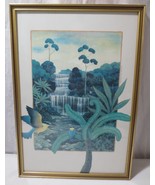 Vtg Jo Anne Hook Print &quot;Tasmania&quot; print Airlines collection 1987 Signed - $125.00