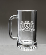 Wallace Irish Coat of Arms Beer Mug with Lions - $28.00