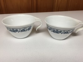 Corelle Livingware Old Town Blue Onion Hooked Handle Cups Corning Ware Set of 8 - £19.98 GBP