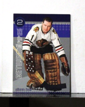 2001-02 Glenn Hall Between The Pipes He Shoots He Scores Redemption Card Hawks - £1.51 GBP