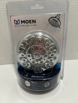 MOEN Banbury Chrome Shower Head Large 5 Spray Adjustable New! - $10.40