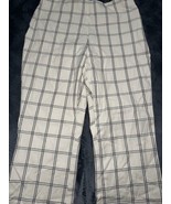 A New Day Women&#39;s Size 8 Glen Plaid Side Zip Stretch Dress Pants. NWOT. P - £11.78 GBP