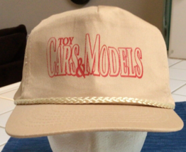 Vtg Toy Cars &amp; Models Rope Snapback Dad Hat Cap ~868A - $38.65