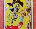 1966 Batman Trading Card Topps Red Bat 13A Out on a Limb EX - $14.80