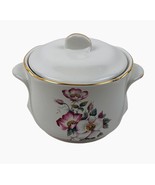 Vintage House Of Webster Wild Briar Rose Ceramic Tea Coffee Sugar Bowl C... - £11.70 GBP