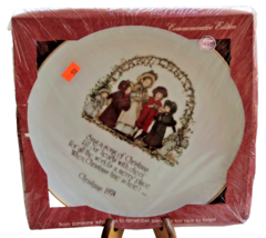 Sealed Collector Plate “Holly Hobbie Christmas 1974” Gold Trim Rim American Grts - £3.91 GBP