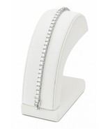 Stamped 925 Sterling Silver Tennis Bracelet 8 Inch - $95.04