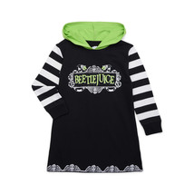 Beetlejuice Halloween Cosplay Hoodie Dress with Long Sleeves, Multicolor... - $650.77 MXN