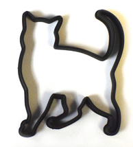 6x Cat Kitty Walk Fondant Cutter Cupcake Topper 1.75 IN USA FD542 - £5.58 GBP