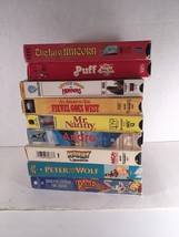 Children’s Classics VHS Tapes 12 Little Shop Of Horrors Roger Rabbit Fievel - £9.38 GBP