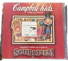 1999 Campbell&#39;s Tomato Soup Kids Wall Calendar - 11&quot;x12&quot; | NEW Sealed - £9.71 GBP