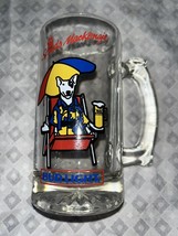 1987 Bud Light Spuds Mackenzie Beer Mug Glass Anheuser-Busch Beach Chair 5.5” - £9.06 GBP