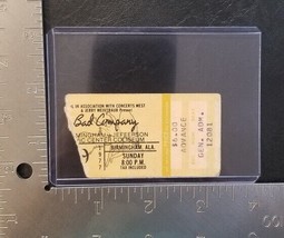 Bad Company - Vintage June 19, 1977 Birmingham, Alabama Concert Ticket Stub - £23.59 GBP