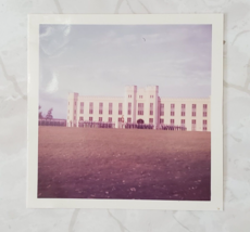 1960&#39;s Found Photograph Color Original Snapshot Vmi Students Lined Up - £10.35 GBP