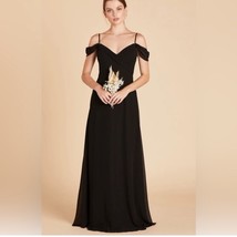 Birdy Grey SPENCE CONVERTIBLE DRESS CHIFFON BLACK NEW NWT Bridesmaid Medium - $60.38 CAD