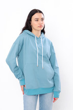 Hoodie (women’s), Any season,  Nosi svoe 3356-057 (siro-blakytnyj) - $47.88+