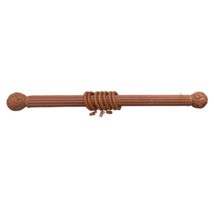 Hand Carved Wooden Curtain Rod with Rings - £35.68 GBP
