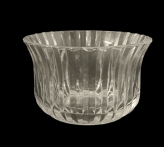 FTDA 1986 Clear Ribbed Vintage Glass Bowl Candy Dish Planter - $12.75