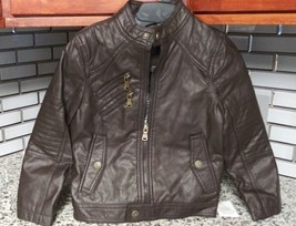 Urban Republic Brown Zip Up Jacket Boys Size 5/6 - £37.19 GBP