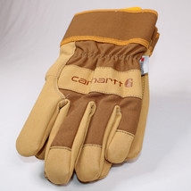 Carhartt Men’s Synthetic Leather Work Glove With Safety Cuffs XL 3M Thinsulated - £21.51 GBP