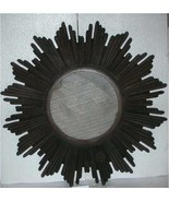 Wall Mirror Round Home Sun Burst room panel MDF &amp; Glass - €139,24 EUR