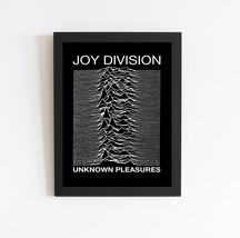 Joy Division &quot;Unknown Pleasures&quot; Concert Poster - 20x30 inches (Framed) - £87.61 GBP