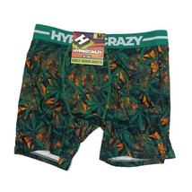 Mens Size M CANA BURNING Soft Touch Adult Boxer Briefs Hypnocrazy Green ... - $8.27