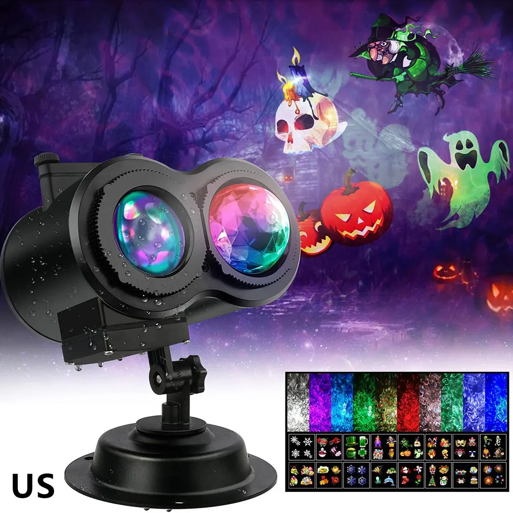 16 Patterns Christmas Lighting Projector Outdoor Light For Christmas New Year St - £93.71 GBP