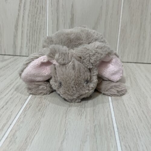 Pottery barn kids plush critter stacker replacement bunny rabbit top rattle gray - £4.67 GBP