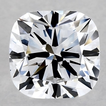 IGI Certified 2 Ct Square Cushion Cut E/VS Clarity Lab Grown Diamond for Women - £2,056.58 GBP