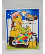 Vintage 1984 Playskool Sesame Street Bird Time Stories 11 Piece Wooden P... - $19.01 CAD