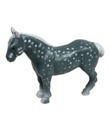 Vintage Funrise International Vinyl Horse Figure PERCHERON 1988 3” Figurine - £6.92 GBP