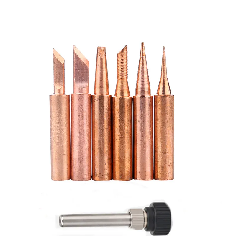 Nonmagnetic pure Copper 900M-T  Soldering  Tip For Hakko 936 Soldering Station S - £131.32 GBP