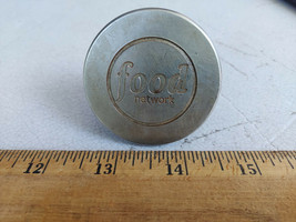 21QQ09 SAUCEPAN LID KNOB, FOOD NETWORK, STAINLESS STEEL, GOOD CONDITION - £3.91 GBP