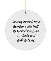 Funny Border Collie Dog Gifts, Proud Parent of a Border Collie That is Sometimes - £13.34 GBP