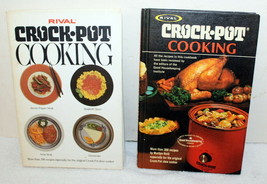 2- Vintage 1975 Rival Crock Pot Cook Books ~ Hard Cover ~ 208 Pages Each - £17.20 GBP