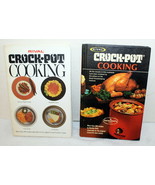 2- Vintage 1975 Rival Crock Pot Cook Books ~ Hard Cover ~ 208 Pages Each - £17.29 GBP