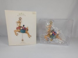 2007 Yuletide Treasures #2 in Series Reindeer Hallmark Keepsake Ornament  - £7.98 GBP